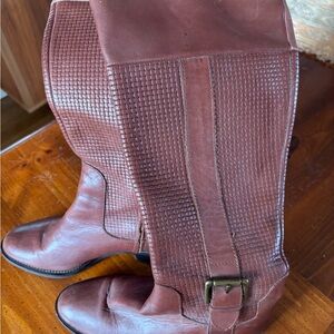 Brown Leather Women's Boots